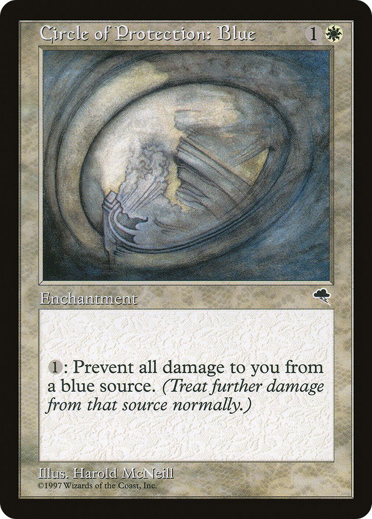 Magic: The Gathering - Circle of Protection: Blue - Tempest