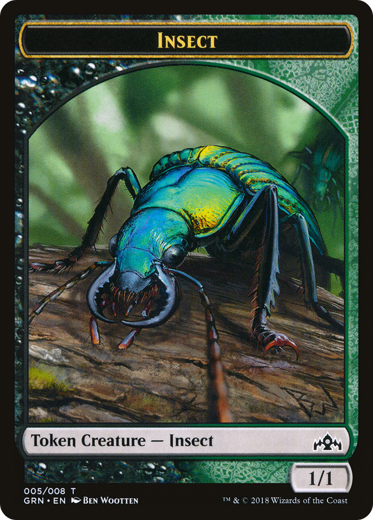 Magic: The Gathering - Insect Token - Guilds of Ravnica Tokens