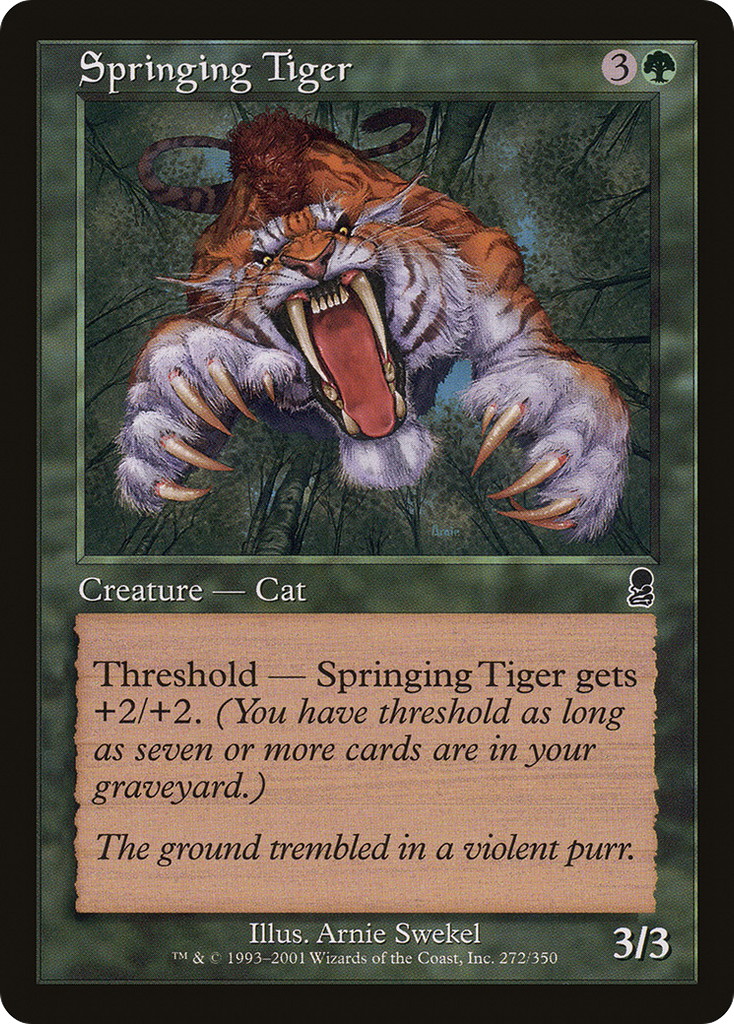 Magic: The Gathering - Springing Tiger - Odyssey