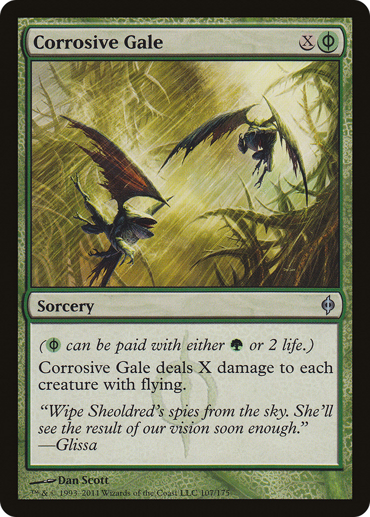 Magic: The Gathering - Corrosive Gale - New Phyrexia