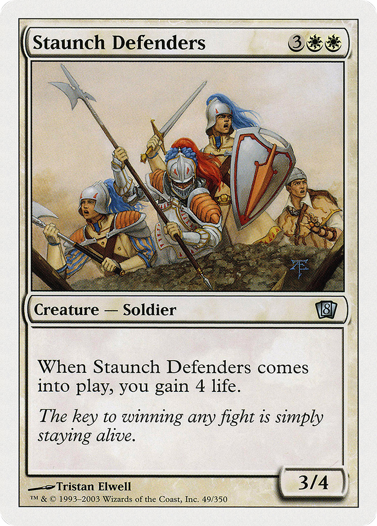 Magic: The Gathering - Staunch Defenders - Eighth Edition