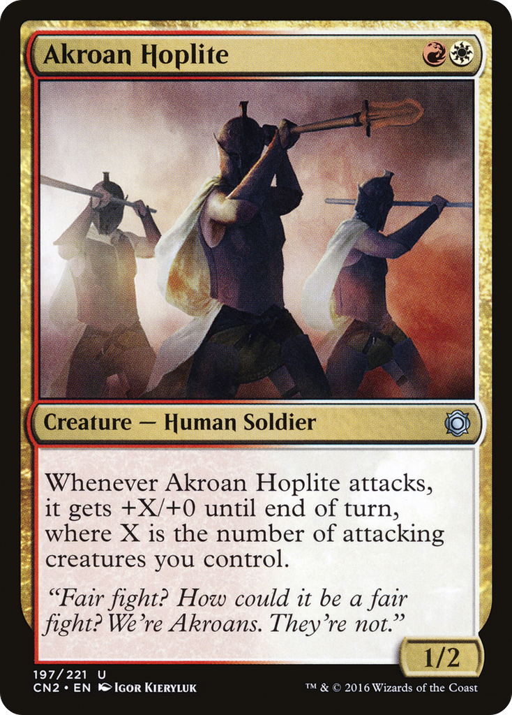 Magic: The Gathering - Akroan Hoplite - Conspiracy: Take the Crown