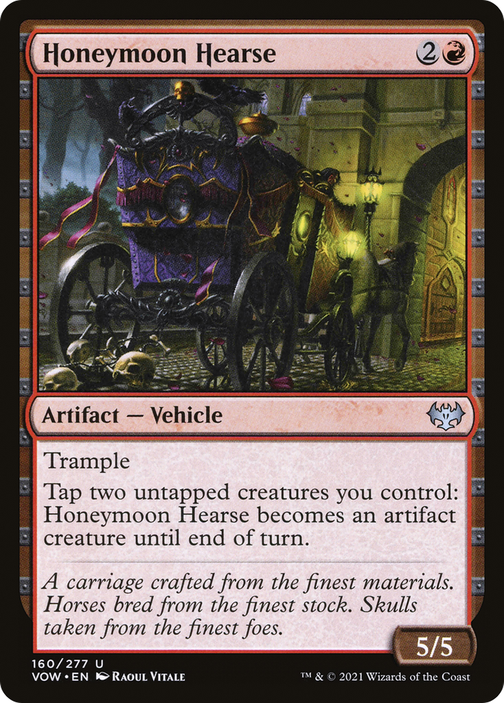 Magic: The Gathering - Honeymoon Hearse Foil - Innistrad: Crimson Vow