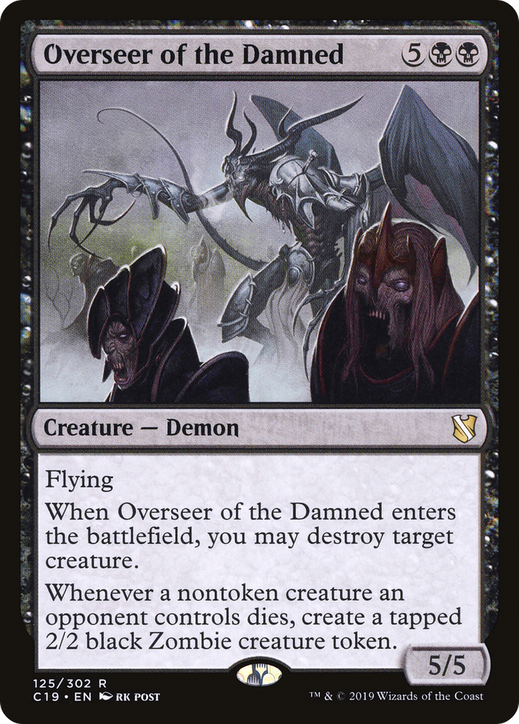 Magic: The Gathering - Overseer of the Damned - Commander 2019