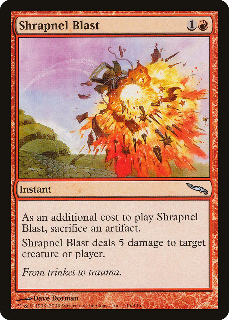 Magic: The Gathering - Shrapnel Blast - Mirrodin