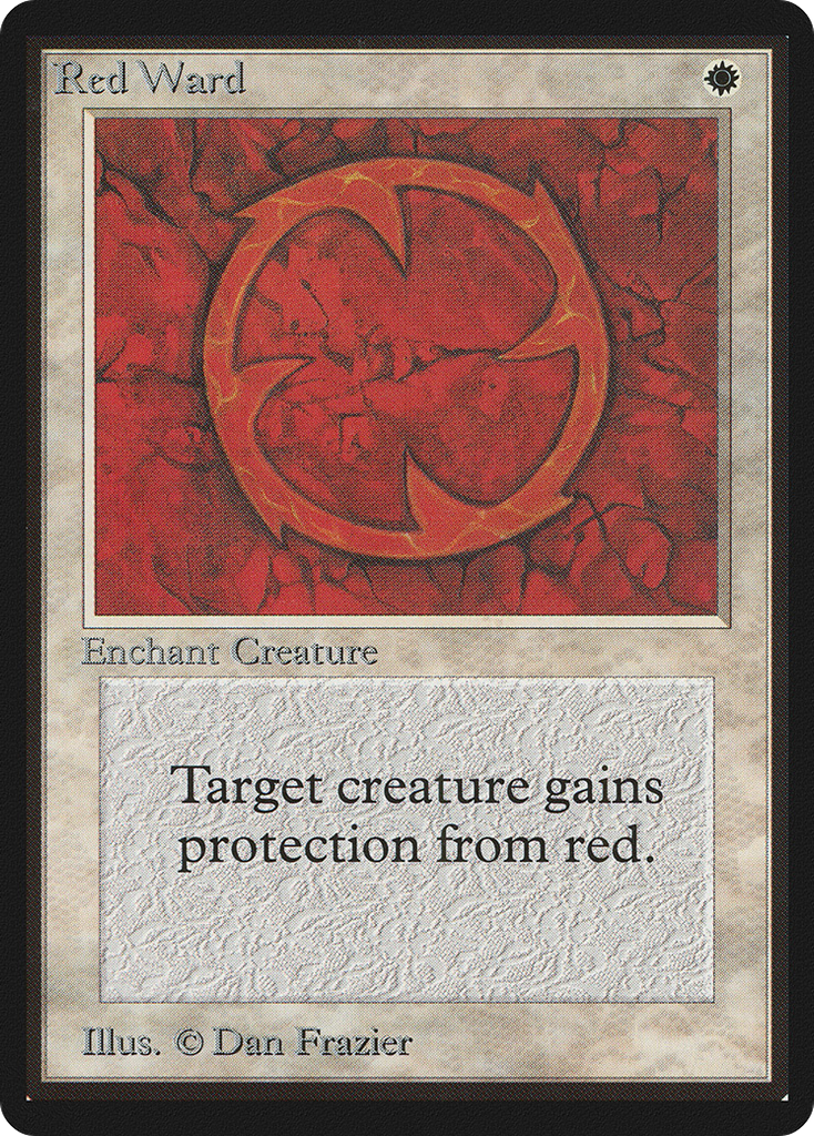 Magic: The Gathering - Red Ward - Limited Edition Beta