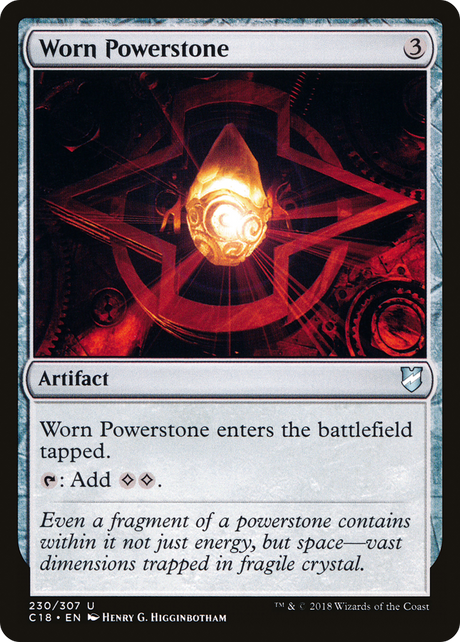 Magic: The Gathering - Worn Powerstone - Commander 2018
