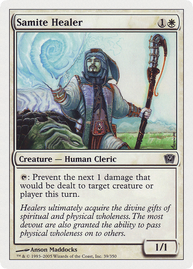 Magic: The Gathering - Samite Healer - Ninth Edition