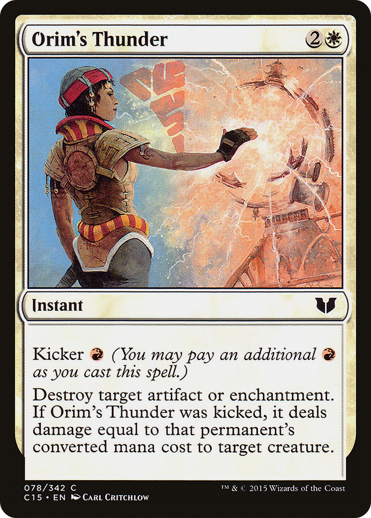 Magic: The Gathering - Orim's Thunder - Commander 2015