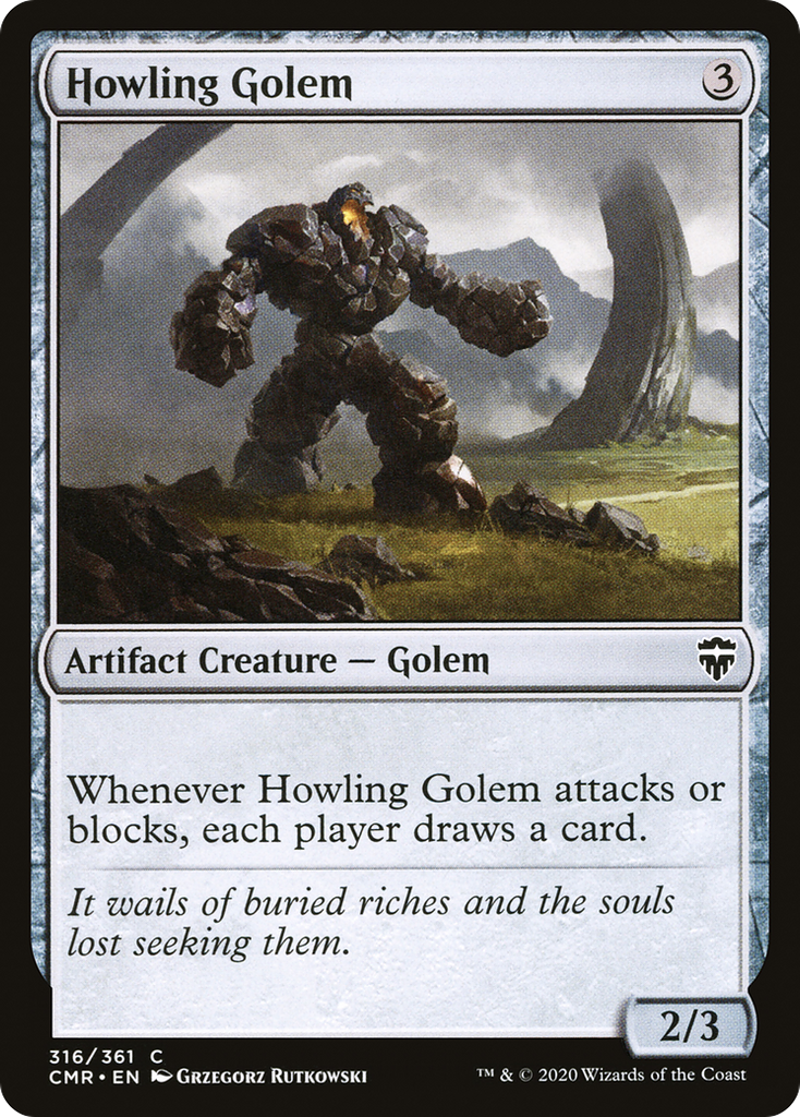 Magic: The Gathering - Howling Golem - Commander Legends