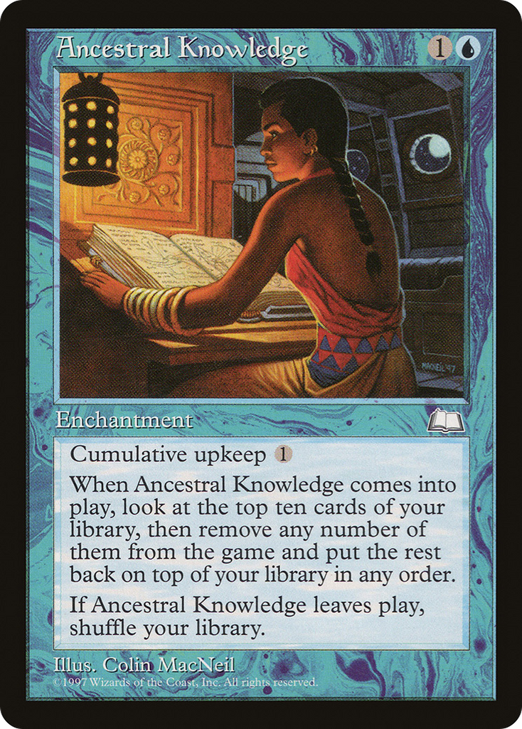 Magic: The Gathering - Ancestral Knowledge - Weatherlight