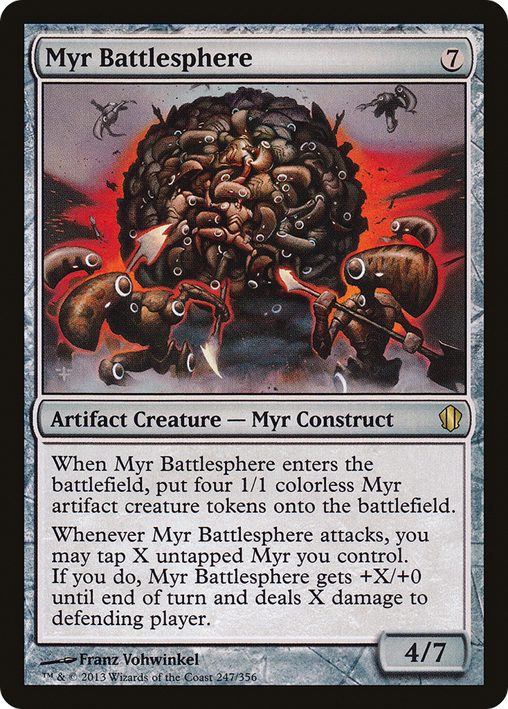 Magic: The Gathering - Myr Battlesphere - Commander 2013