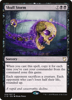 Magic: The Gathering - Skull Storm - Commander 2018