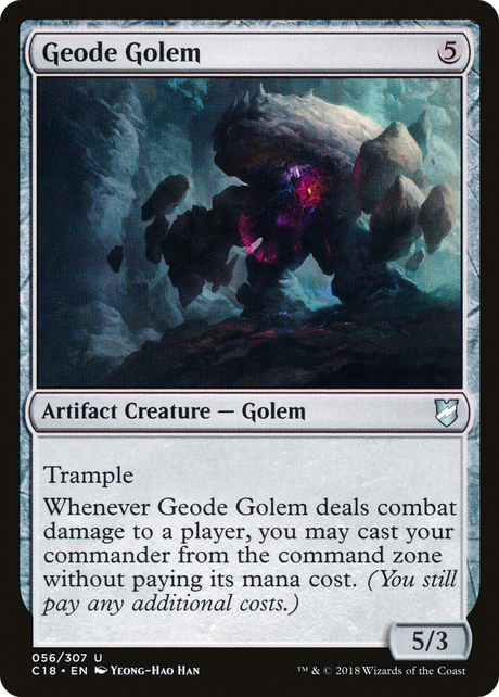 Magic: The Gathering - Geode Golem - Commander 2018