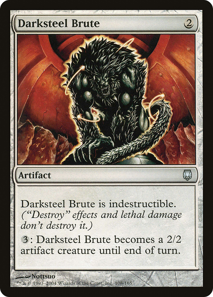 Magic: The Gathering - Darksteel Brute - Darksteel