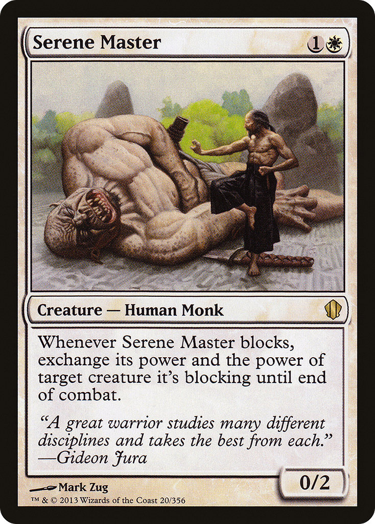 Magic: The Gathering - Serene Master - Commander 2013