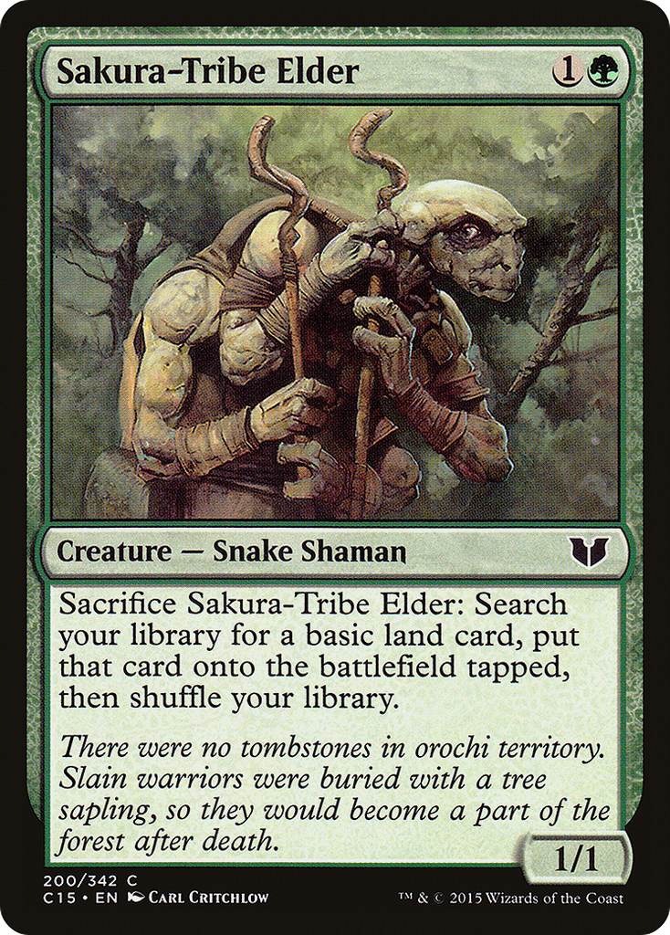 Magic: The Gathering - Sakura-Tribe Elder - Commander 2015