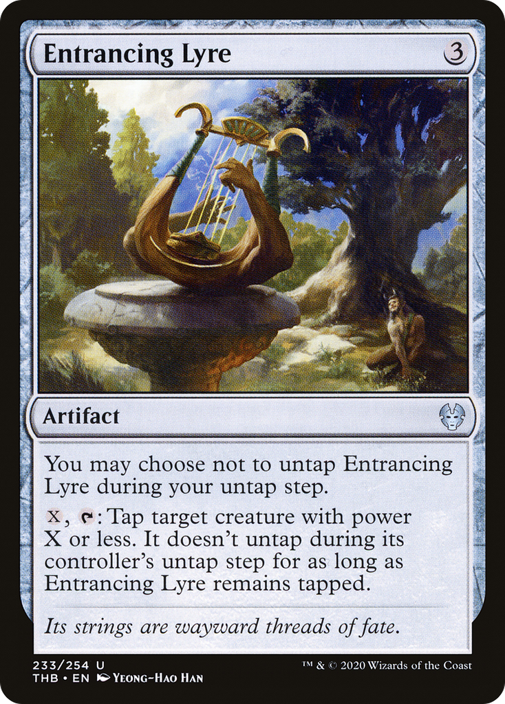 Magic: The Gathering - Entrancing Lyre Foil - Theros Beyond Death