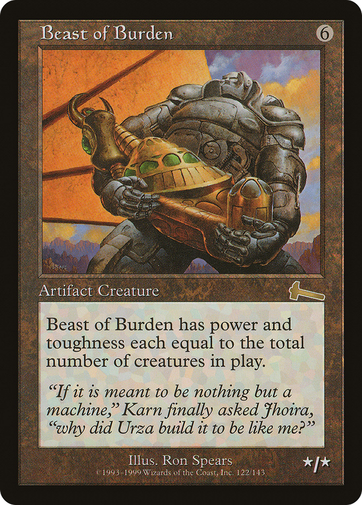 Magic: The Gathering - Beast of Burden - Urza's Legacy