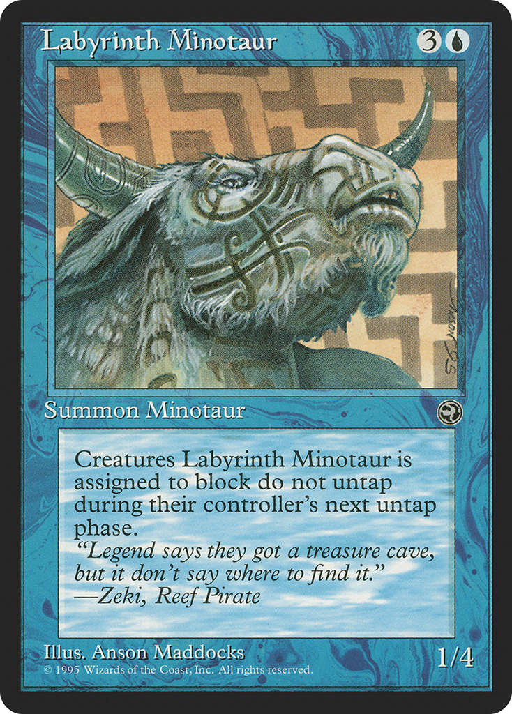 Magic: The Gathering - Labyrinth Minotaur - Homelands