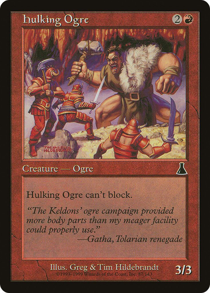 Magic: The Gathering - Hulking Ogre - Urza's Destiny