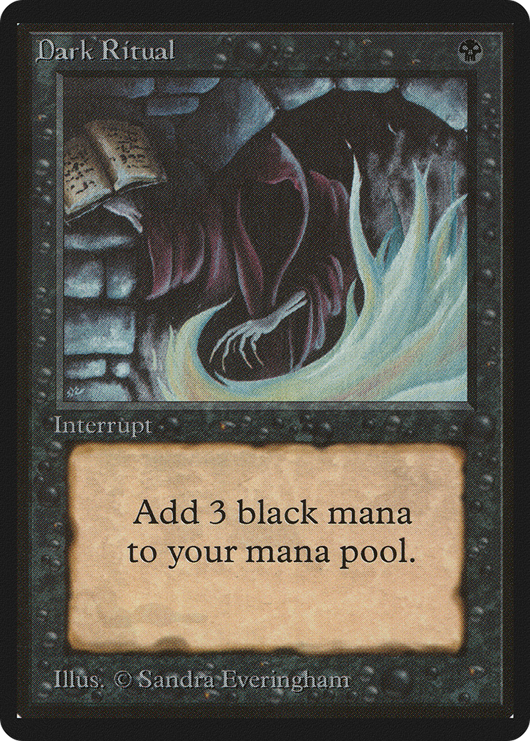 Magic: The Gathering - Dark Ritual - Limited Edition Beta