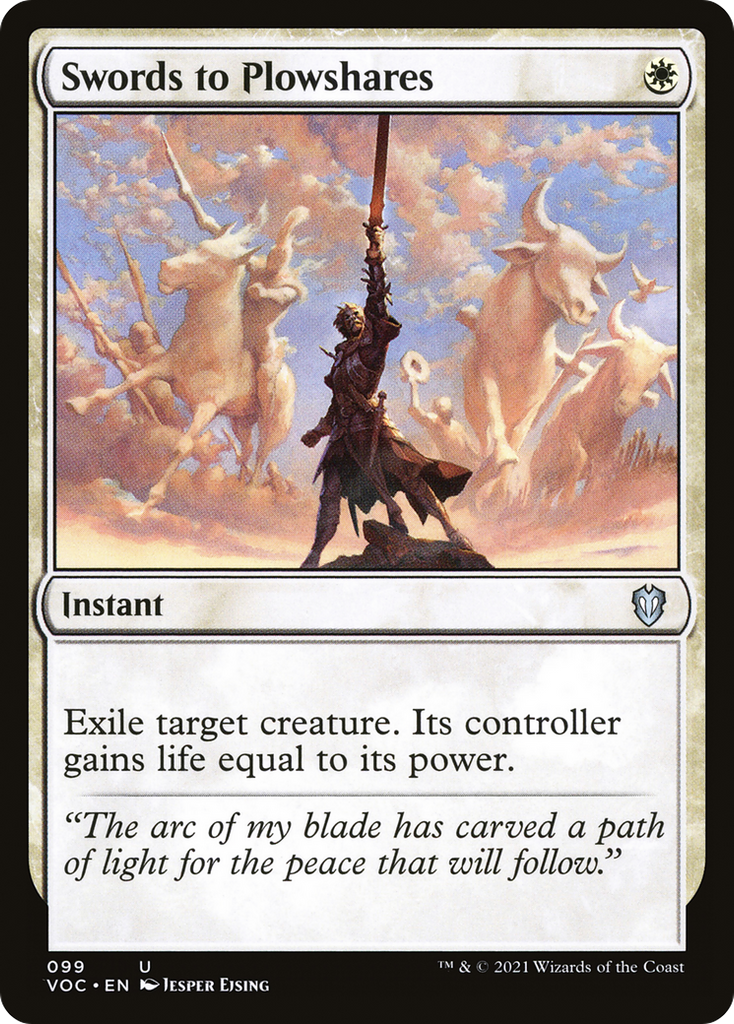 Magic: The Gathering - Swords to Plowshares - Crimson Vow Commander