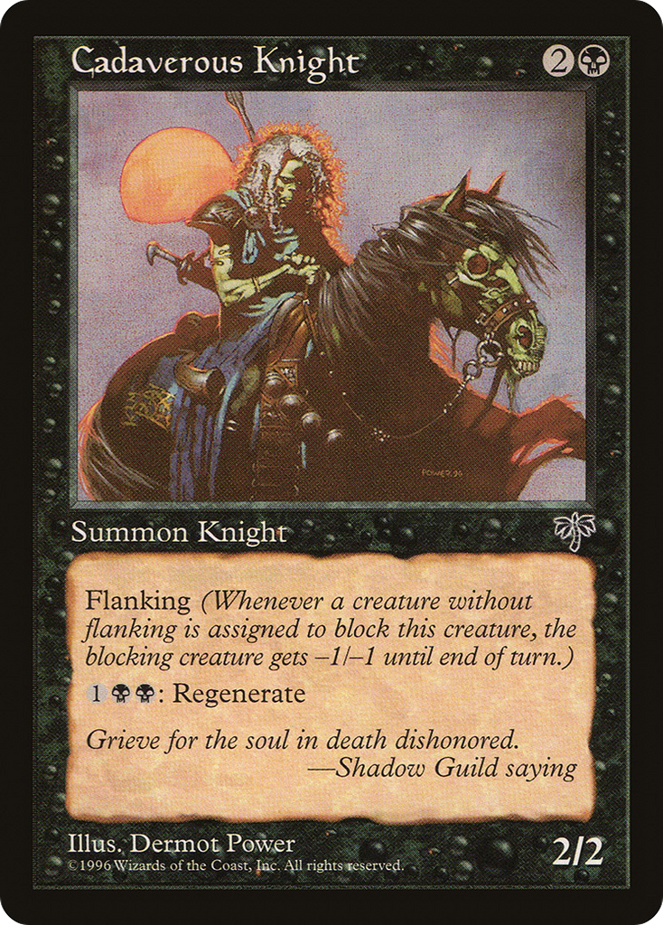 Magic: The Gathering - Cadaverous Knight - Mirage