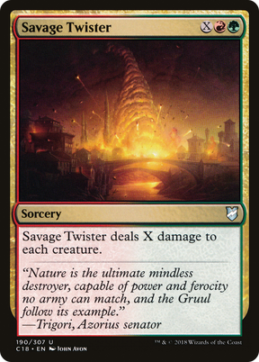 Magic: The Gathering - Savage Twister - Commander 2018