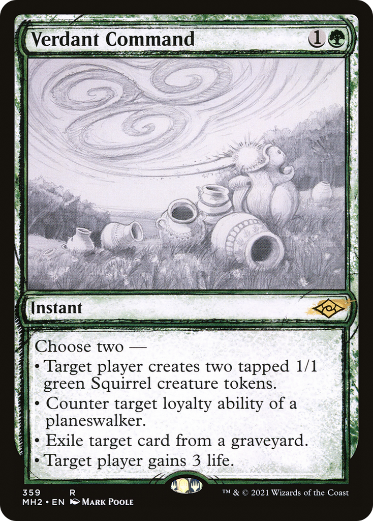 Magic: The Gathering - Verdant Command Foil - Modern Horizons 2