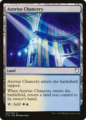Magic: The Gathering - Azorius Chancery - Commander 2018
