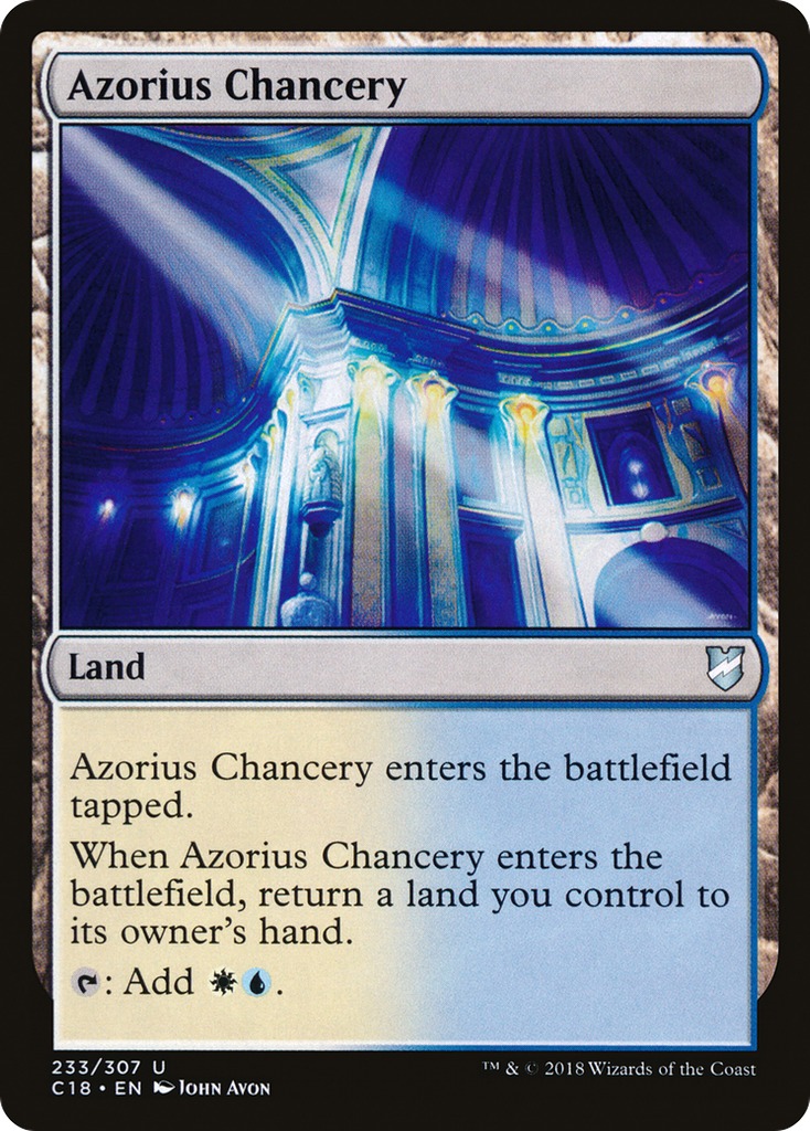 Magic: The Gathering - Azorius Chancery - Commander 2018