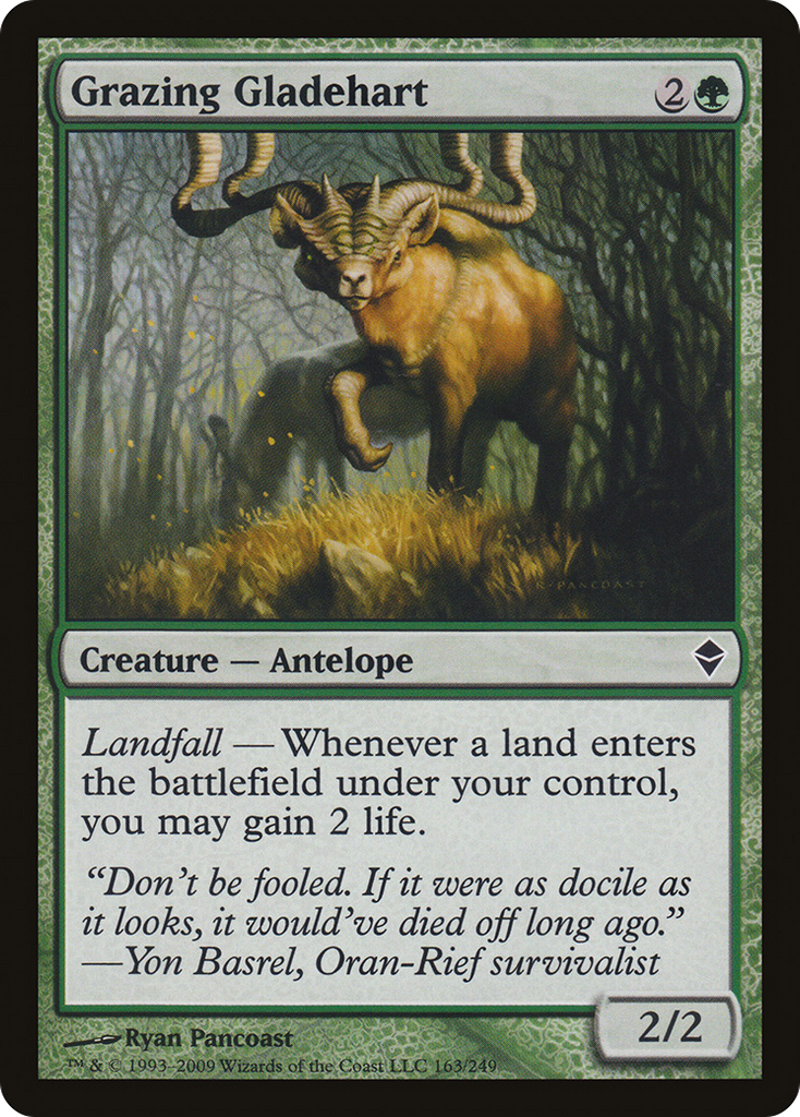 Magic: The Gathering - Grazing Gladehart - Zendikar