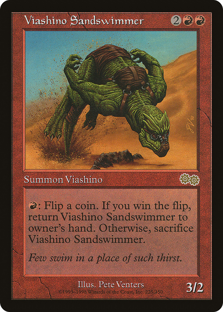 Magic: The Gathering - Viashino Sandswimmer - Urza's Saga