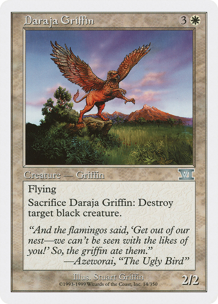 Magic: The Gathering - Daraja Griffin - Classic Sixth Edition