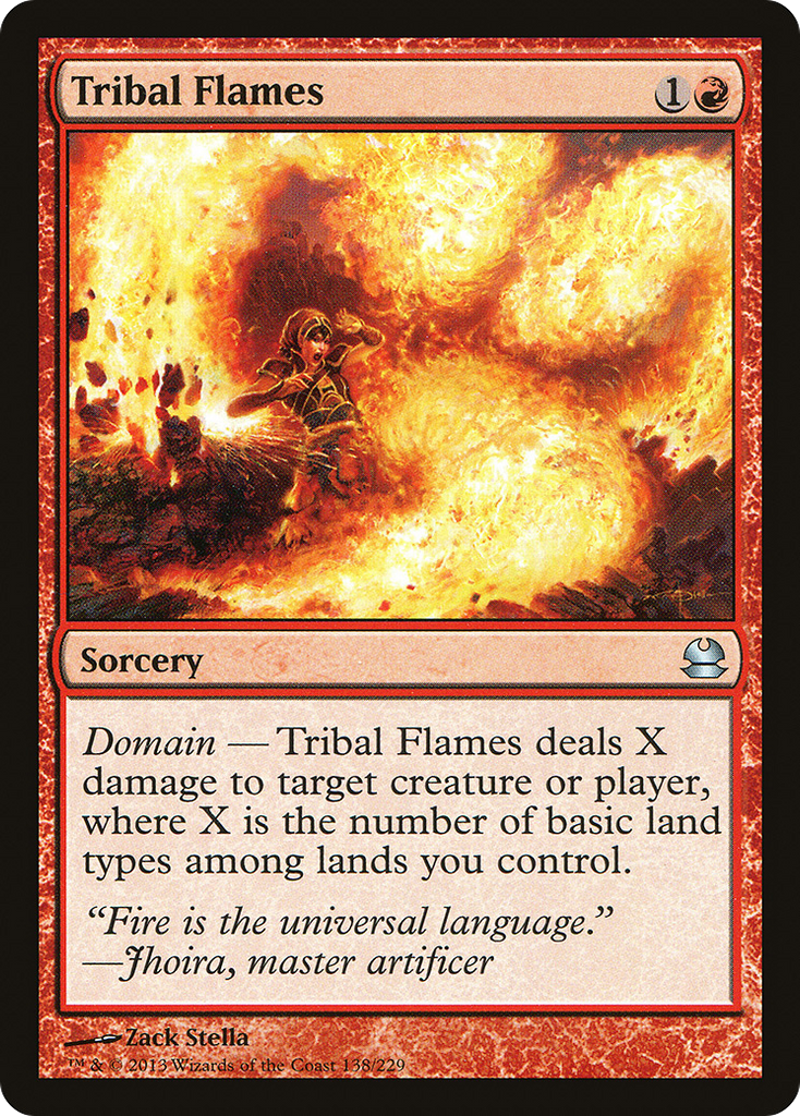 Magic: The Gathering - Tribal Flames - Modern Masters