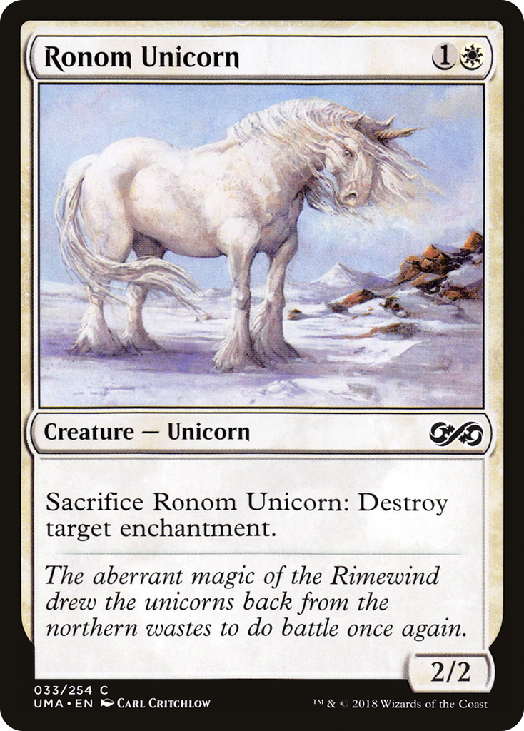 Magic: The Gathering - Ronom Unicorn - Ultimate Masters