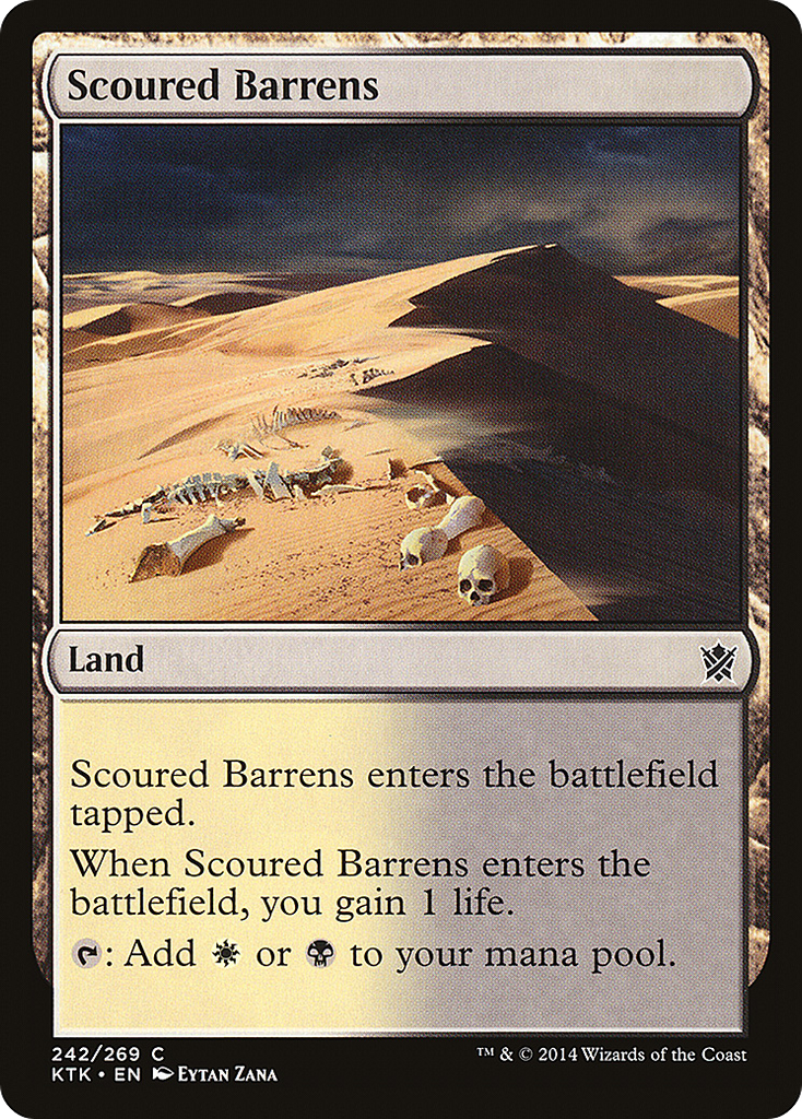 Magic: The Gathering - Scoured Barrens - Khans of Tarkir