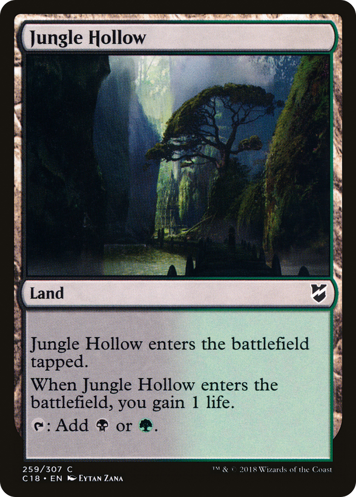 Magic: The Gathering - Jungle Hollow - Commander 2018