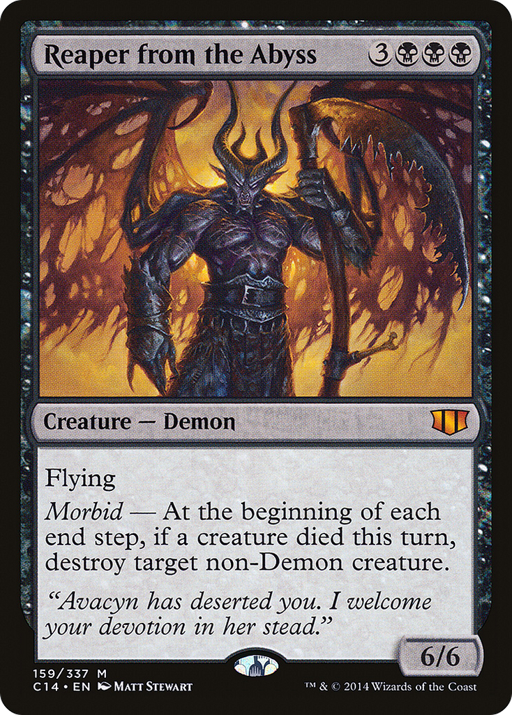 Magic: The Gathering - Reaper from the Abyss - Commander 2014