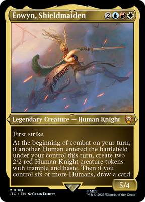 Magic: The Gathering - Éowyn, Shieldmaiden Foil - Tales of Middle-earth Commander
