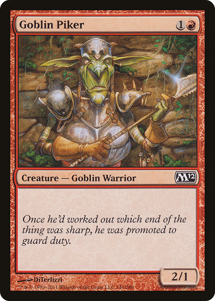 Magic: The Gathering - Goblin Piker - Magic 2012