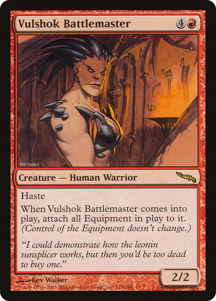 Magic: The Gathering - Vulshok Battlemaster - Mirrodin