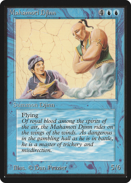 Magic: The Gathering - Mahamoti Djinn - Limited Edition Beta