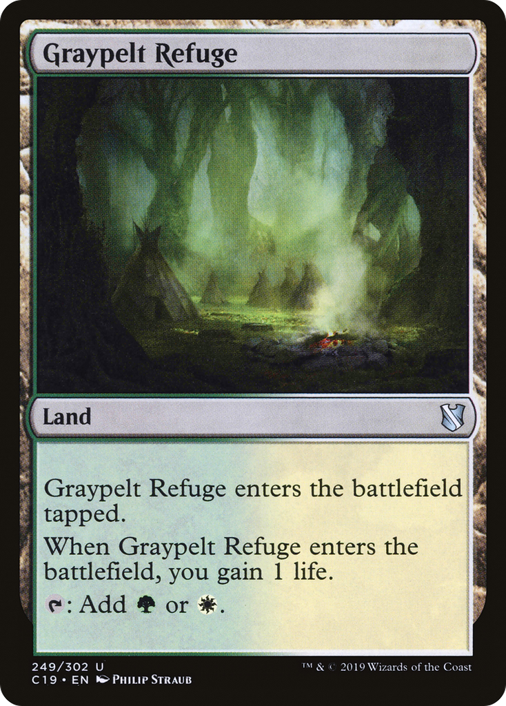 Magic: The Gathering - Graypelt Refuge - Commander 2019