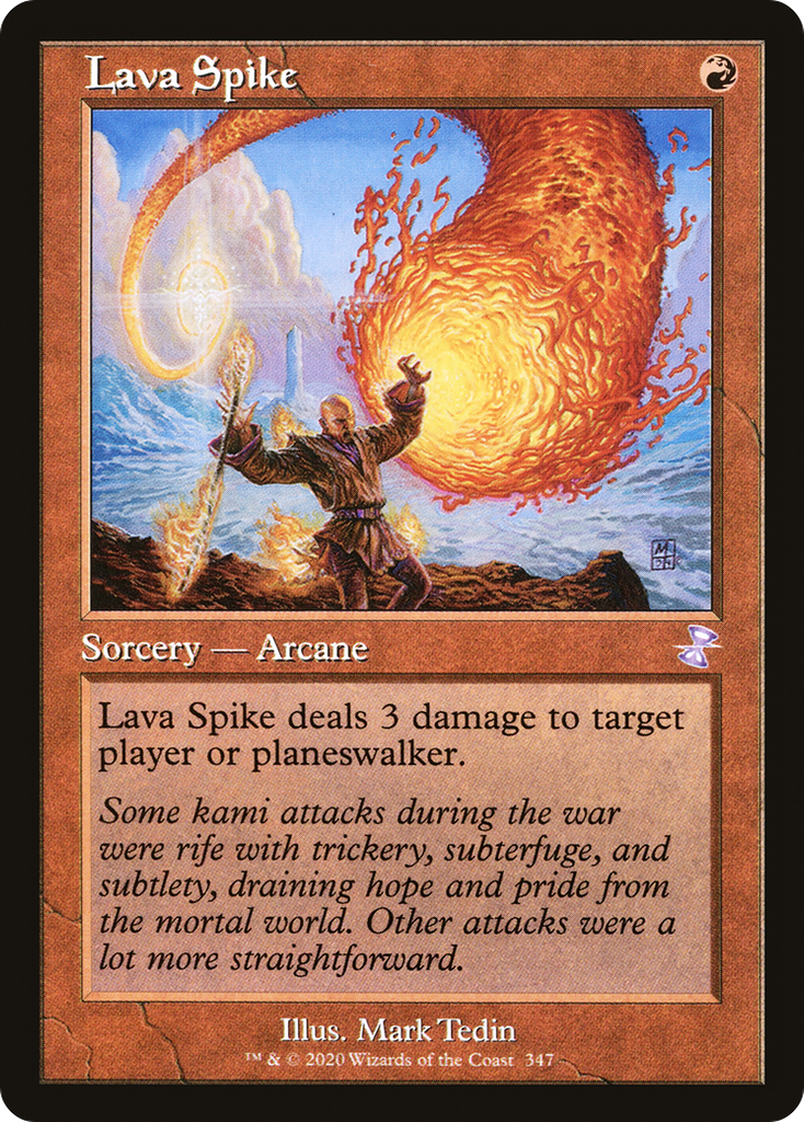Magic: The Gathering - Lava Spike - Time Spiral Remastered