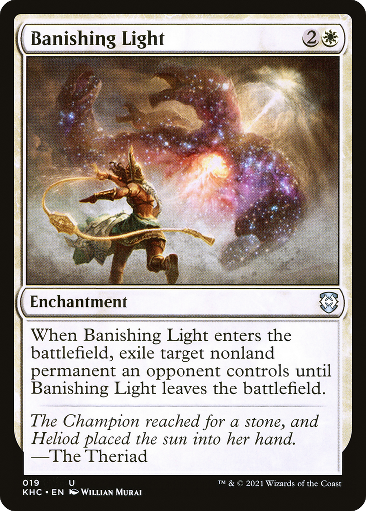 Magic: The Gathering - Banishing Light - Kaldheim Commander