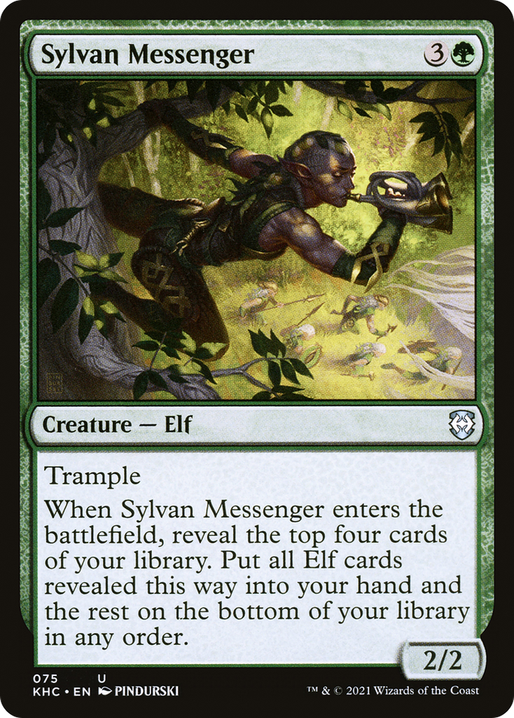 Magic: The Gathering - Sylvan Messenger - Kaldheim Commander