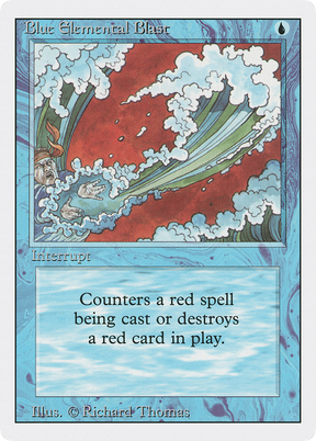 Magic: The Gathering - Blue Elemental Blast - Revised Edition