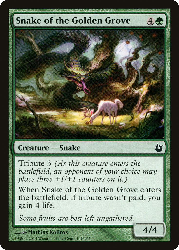 Magic: The Gathering - Snake of the Golden Grove - Born of the Gods